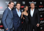 Крис Прэтт (Chris Pratt) The Cinema Society with Men's Fitness & FIJI Water host a screening of 'Guardians of the Galaxy', Crosby Street Hotel, New York, 2014 (83xHQ) 73a62f422501907