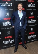 Крис Прэтт (Chris Pratt) The Cinema Society with Men's Fitness & FIJI Water host a screening of 'Guardians of the Galaxy', Crosby Street Hotel, New York, 2014 (83xHQ) F6c7e4422501756