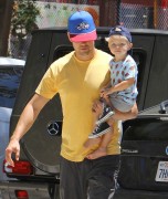 Josh Duhamel - Park with his son in Brentwood 07/17/2015