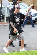 Justin Bieber - Subway in Lynwood, CA 08/06/2015