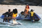 Рианна (Rihanna) enjoys a winter break on the beach in Barbados, 2010 (50xHQ) 096636427813050