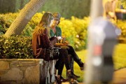 Энтони Кидис (Anthony Kiedis) Sitting outside on the street across from Katsuya in Brentwood, 10.08.2014 (14xHQ) 49d02f432972145
