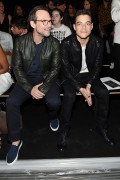 Rami Malek & Christian Slater - John Varvatos S/S 2016 runway show in NYC 07/16/2015