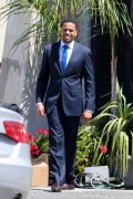 Michael Ealy - On the set of 'Secrets and Lies' in LA 09/03/2015