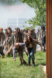 Lauren Cohan, Christian Serratos, & Alanna Masterson - 'The Walking Dead' Season Six, Episode 8 Stills (2015)