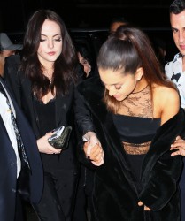 Ariana Grande and Elizabeth Gillies - At a SNL Afterparty March 12th, 2016