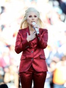 Лэди Гага (Lady Gaga) sings the National Anthem at Super Bowl 50 at Levi's Stadium (Santa Clara, 07.02.2016) - 56хHQ 0d7a5a472489520
