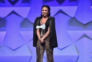 Деми Ловато (Demi Lovato) performing & accepting her Vanguard award at the GLAAD Media Awards in Los Angeles, show, 02.04.2016 (51xHQ) Ad770b476562699